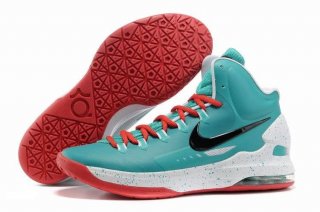 Nike KD 5 Vert Rouge Blanc