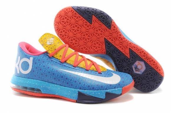 Nike KD 6 Bleu Orange