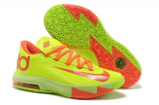 Nike KD 6 Fluorescent Vert Orange