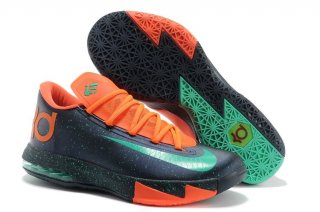 Nike KD 6 Foncé Bleu Orange