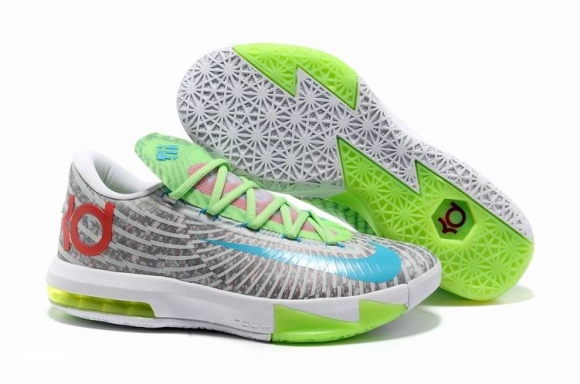 Nike KD 6 Gris Vert