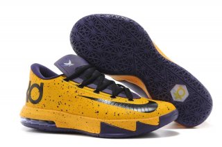 Nike KD 6 Pourpre Jaune