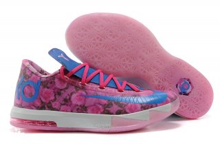 Nike KD 6 Rose Rouge Bleu