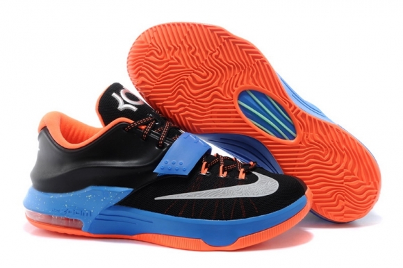 Nike KD 7 Bleu Orange Noir