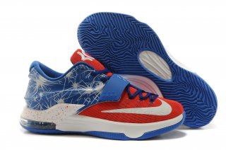 Nike KD 7 Rouge Blanc Bleu