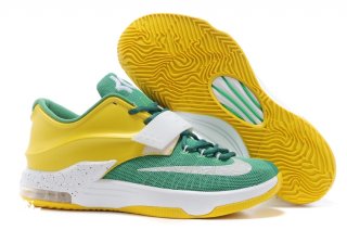 Nike KD 7 Vert Jaune Blanc