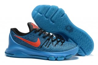 Nike KD 8 Bleu Noir Rouge