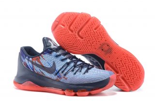 Nike KD 8 Rouge Foncé Bleu