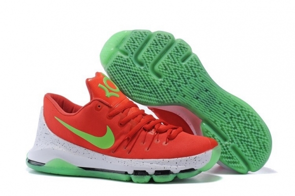 Nike KD 8 Rouge Vert Blanc