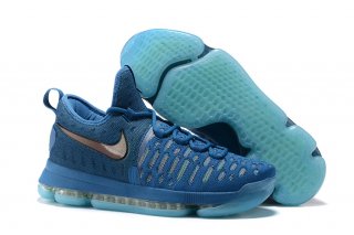 Nike KD 9 Bleu Fluorescent Vert