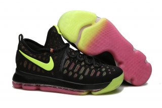 Nike KD 9 Noir Fluorescent Vert Rose