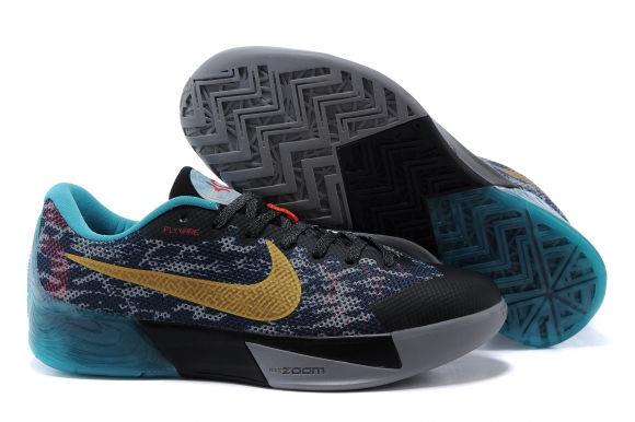 Nike KD Trey 5 Foncé Bleu Noir Or