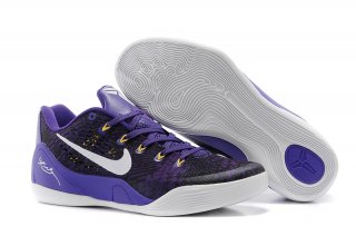 Nike Kobe 9 Elite Blanc Pourpre Noir