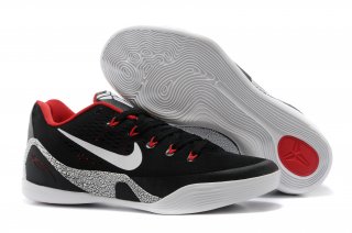 Nike Kobe 9 Elite Noir Rouge Blanc