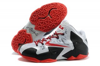 Nike Lebron 11 Argent Noir Rouge