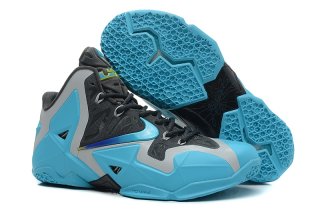 Nike Lebron 11 Bleu Argent Noir