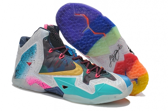 Nike Lebron 11 Noir Multicolore