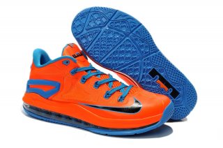 Nike Lebron 11 Orange Bleu