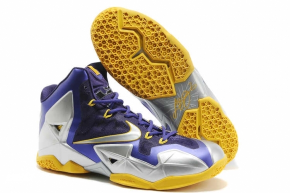 Nike Lebron 11 Pourpre Argent