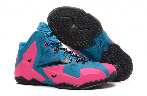 Nike Lebron 11 Rose Bleu