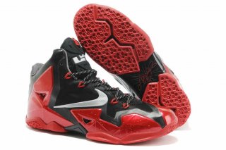 Nike Lebron 11 Rouge Noir Argent
