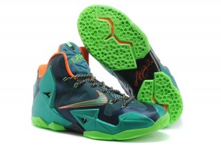 Nike Lebron 11 Vert Orange