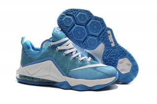 Nike Lebron 12 Bleu Blanc