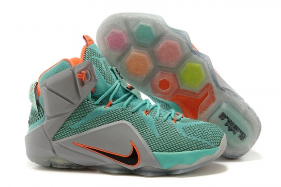 Nike Lebron 12 Bleu Gris