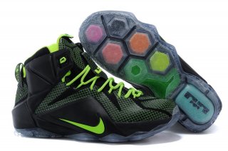 Nike Lebron 12 Fluorescent Vert Noir