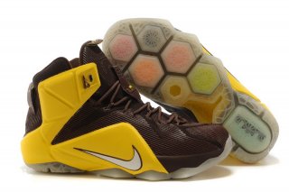 Nike Lebron 12 Jaune Noir