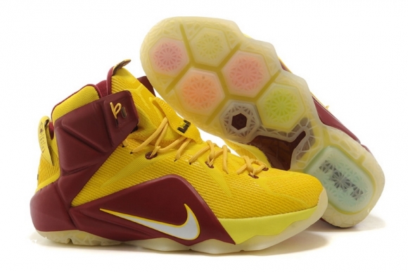 Nike Lebron 12 Jaune