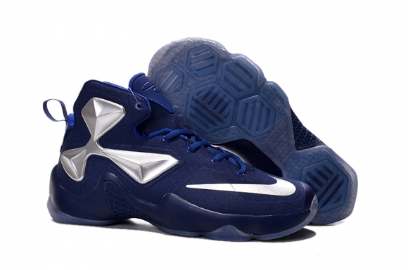 Nike Lebron 13 Bleu Argent