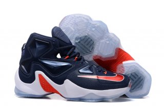 Nike Lebron 13 Foncé Bleu Blanc Rouge