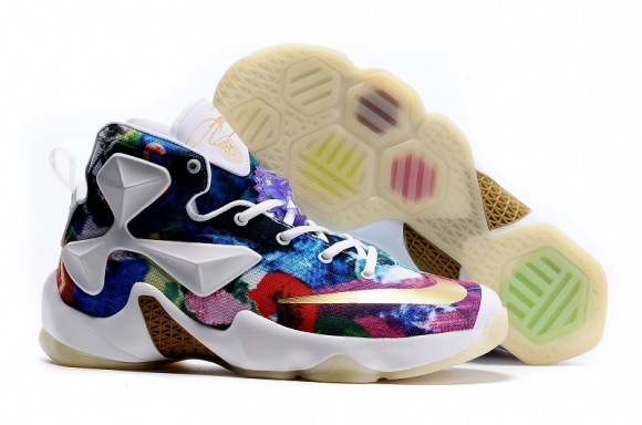 Nike Lebron 13 Multicolore Fluorescent Vert