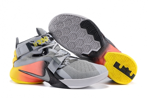 Nike LeBron Soldier 9 Gris Jaune