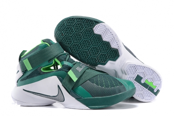 Nike LeBron Soldier 9 Vert Blanc