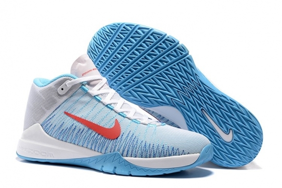 Nike Zoom Ascention Carmelo Anthony Blanc Bleu Rouge