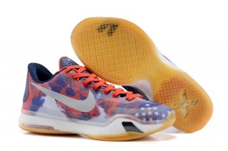 Nike Zoom Kobe 10 Bleu Rouge Gris Jaune