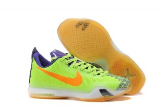 Nike Zoom Kobe 10 Fluorescent Vert Pourpre