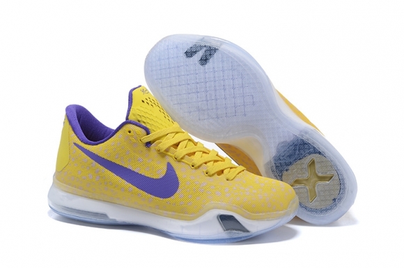 Nike Zoom Kobe 10 Jaune Pourpre