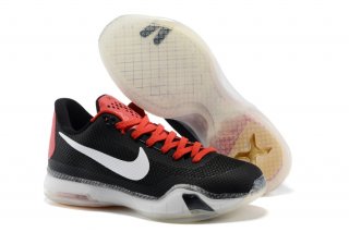 Nike Zoom Kobe 10 Noir Rouge Blanc