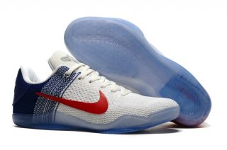 Nike Zoom Kobe 11 Elite Blanc Bleu Rouge