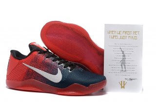 Nike Zoom Kobe 11 Elite Foncé Bleu Rouge