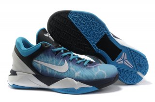 Nike Zoom Kobe 7 Bleu Blanc Noir