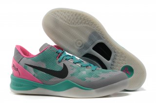 Nike Zoom Kobe 8 Gris Rose Vert