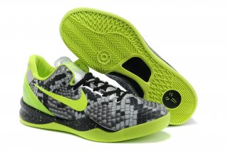 Nike Zoom Kobe 8 Noir Gris Fluorescent Vert