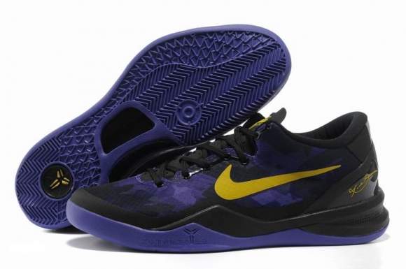 Nike Zoom Kobe 8 Noir Pourpre Jaune