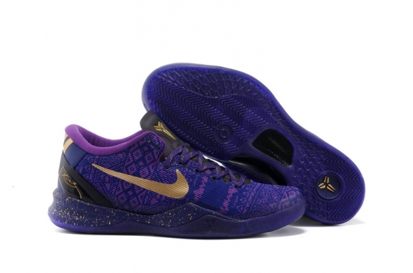 Nike Zoom Kobe 8 Pourpre Or