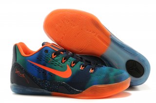 Nike Zoom Kobe 9 Elite Foncé Bleu Orange