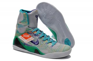 Nike Zoom Kobe 9 Elite Gris Vert Noir